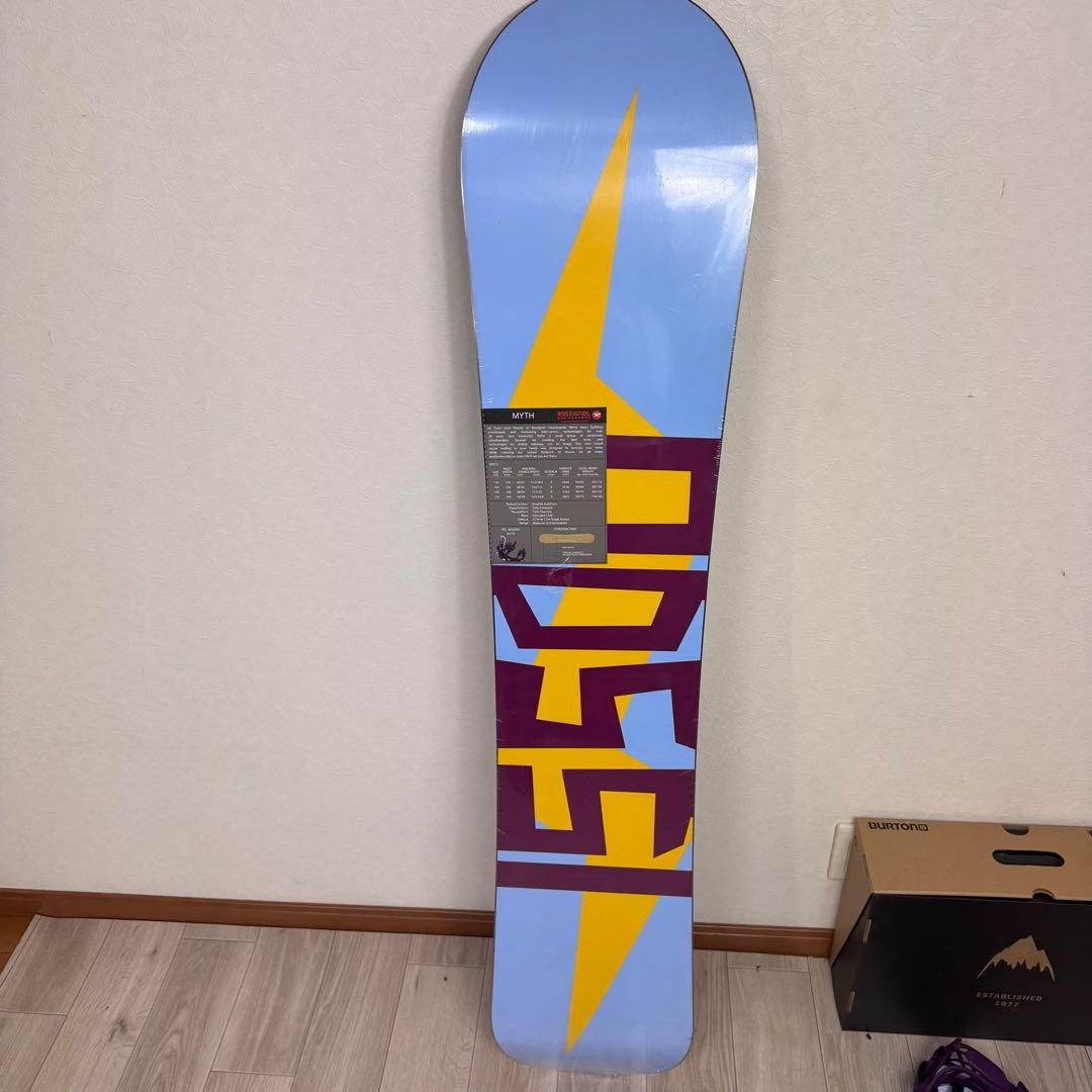専用ROSSIGNOL MYTH 144cm スノーボード バインディングセット