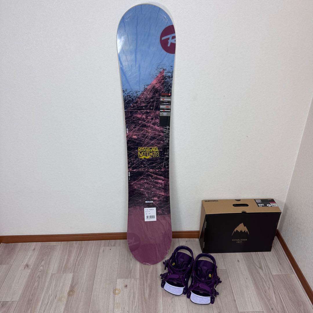 専用ROSSIGNOL MYTH 144cm スノーボード バインディングセット