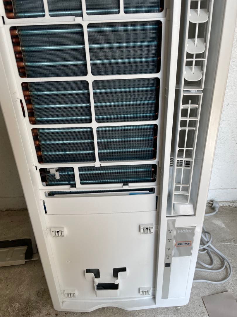 Haier ハイアール 窓エアコン ウインドエアコン JA-16W窓枠付き