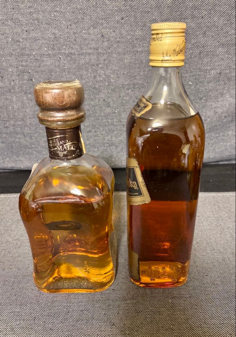 カーデュ12年　ジョニーウォーカーブラック　スコッチウイスキー古酒　2本セット