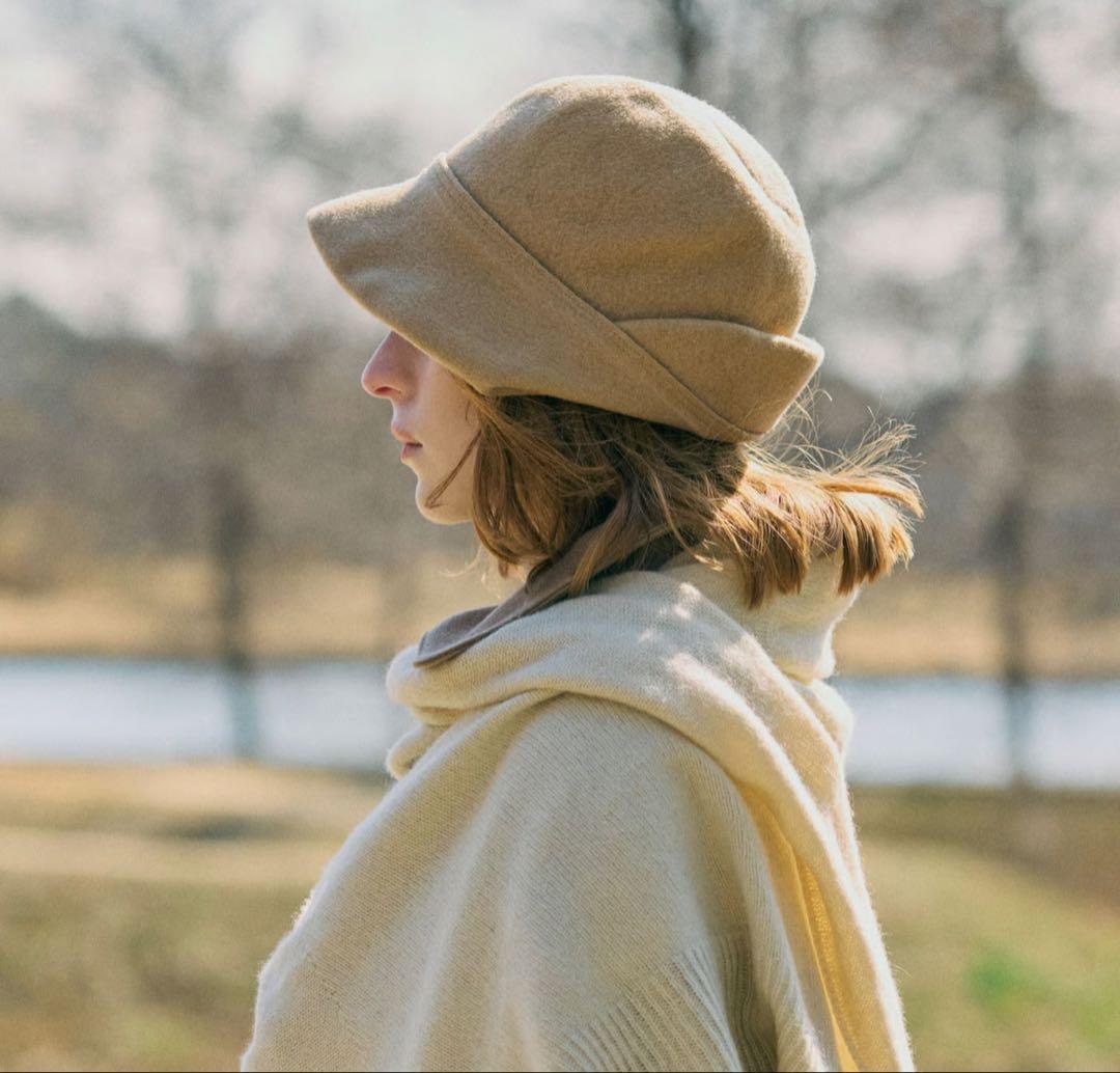 chisaki tieka ウール変形ハット ベレー帽チサキ