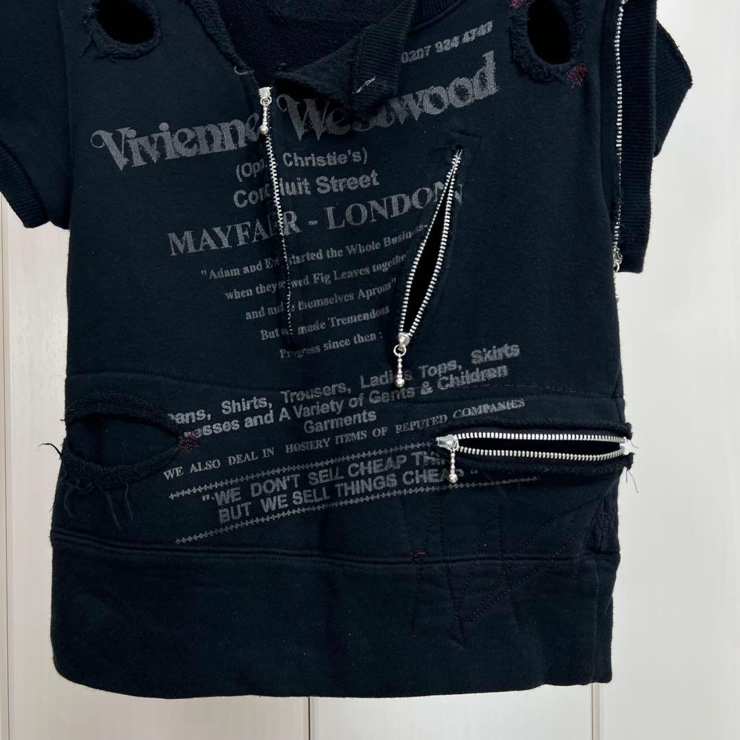 VIVIENNE WESTWOOD アナーキー ダメージ加工 スウェットトップス