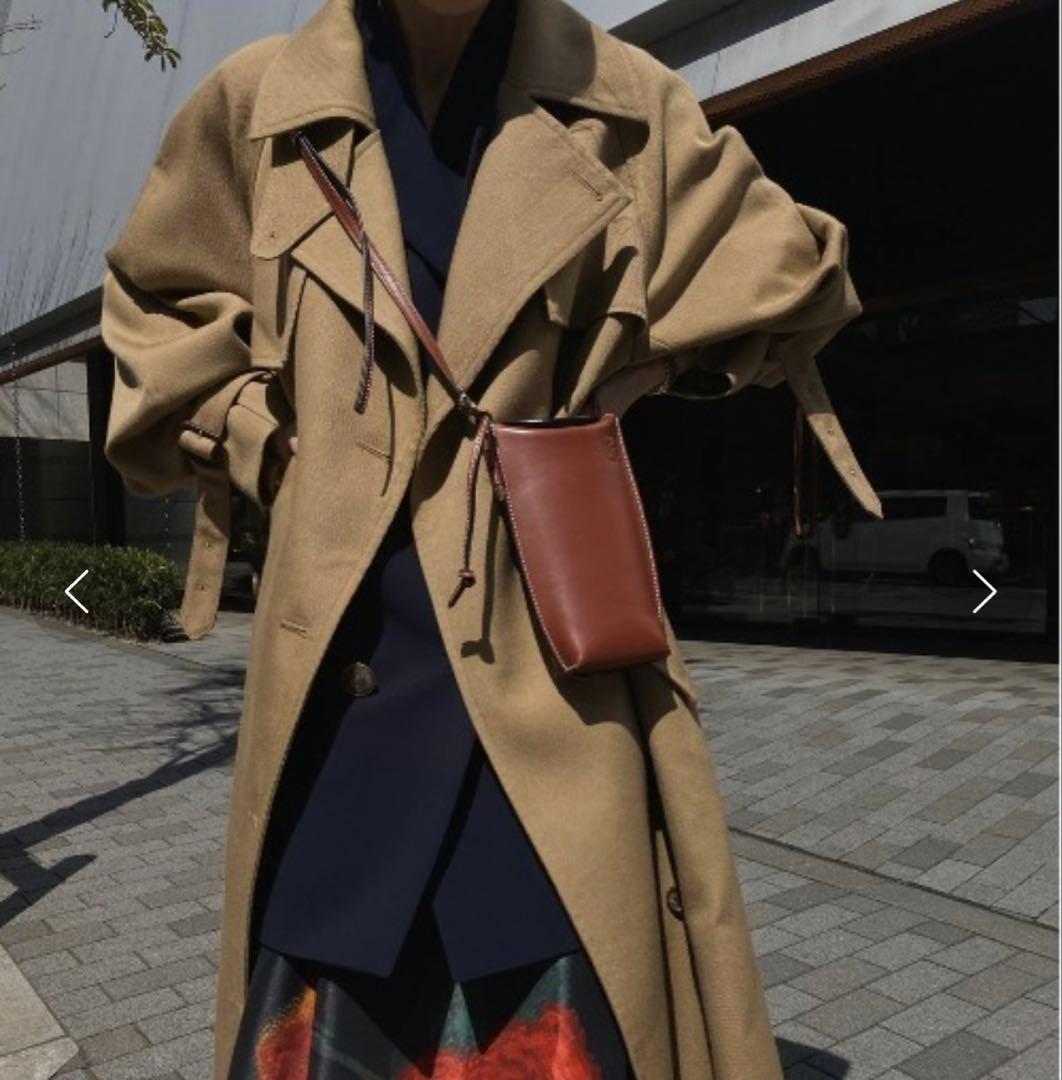 【極美品】Ameri SUPERIOR FLARE TRENCH COAT