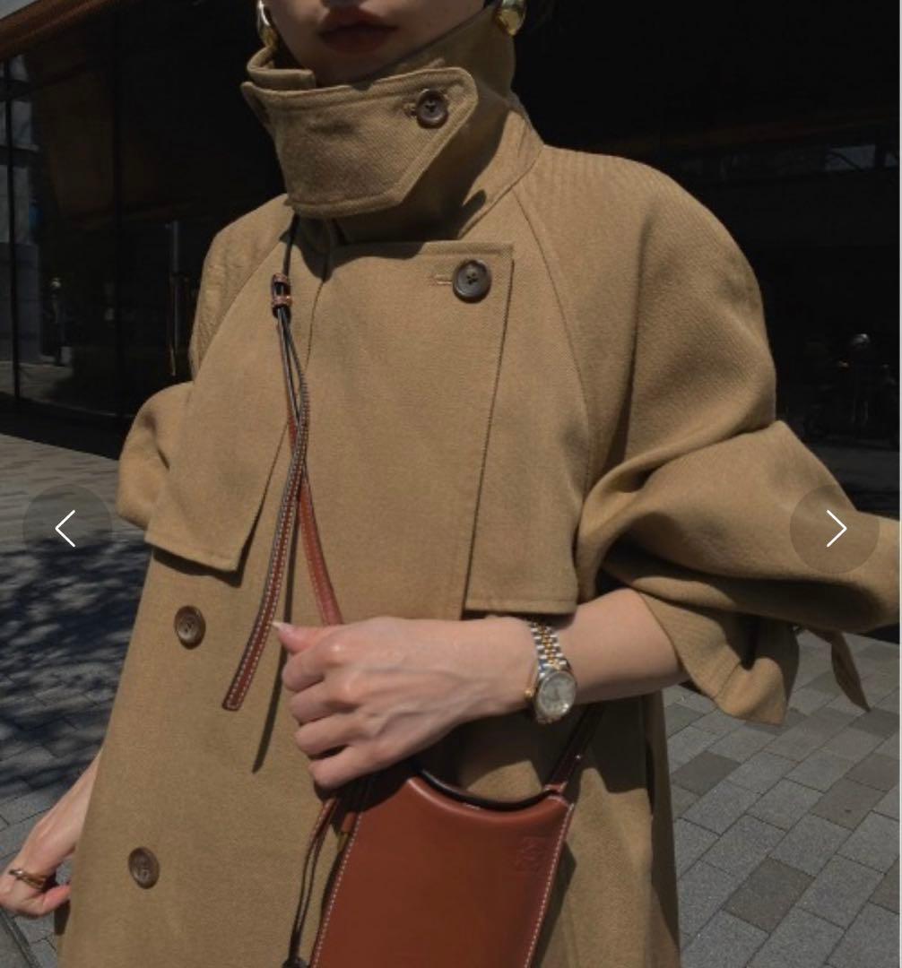 【極美品】Ameri SUPERIOR FLARE TRENCH COAT