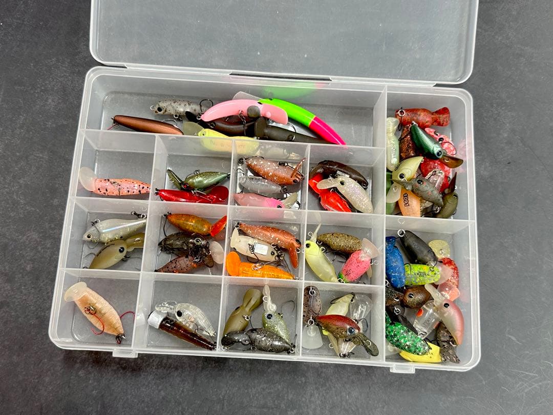 【⭐️引退❣️まとめ売り⭐️】①トラウト用ルアー　大量60個　お値打ち‼️