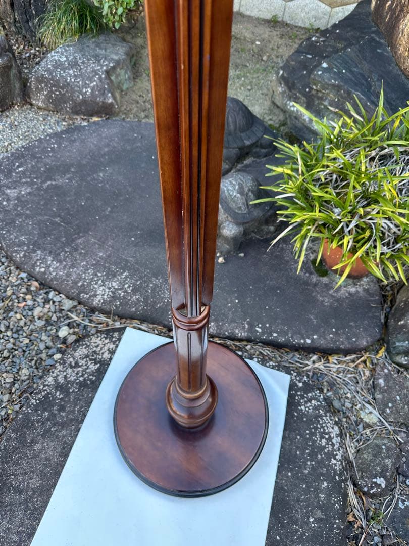 カリモク ポールハンガー ポールラック ハンガーラック 帽子掛け レトロ i4※