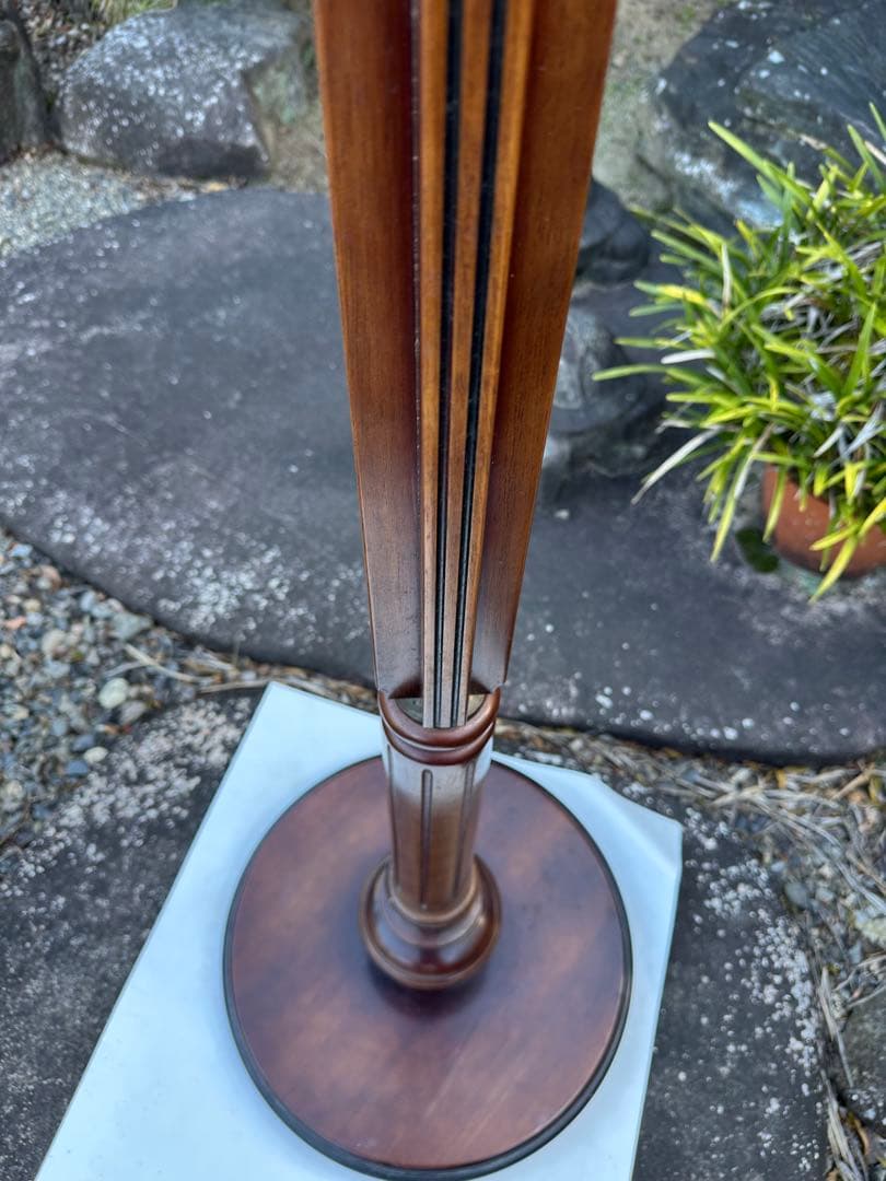 カリモク ポールハンガー ポールラック ハンガーラック 帽子掛け レトロ i4※