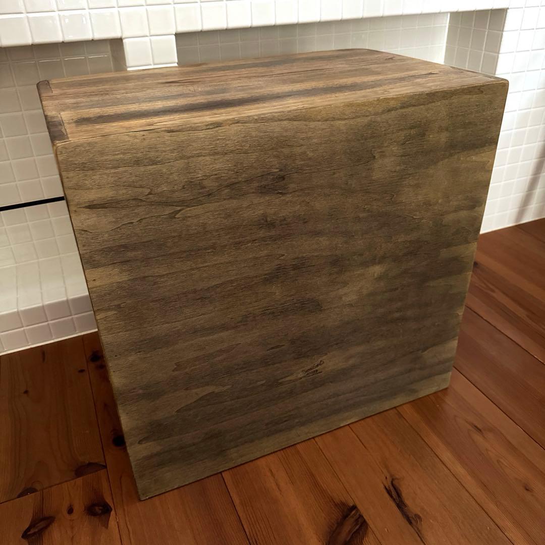 【最終】パタパタ棚　木製収納家具　三段収納棚　古道具　下駄箱　ヴィンテージ