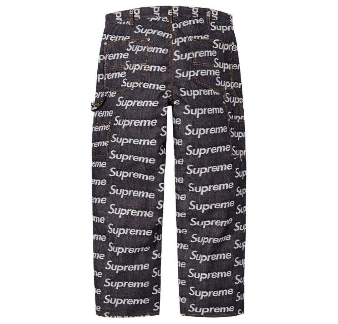 黒*汰様 Supreme Jacquard Logos Double Knee