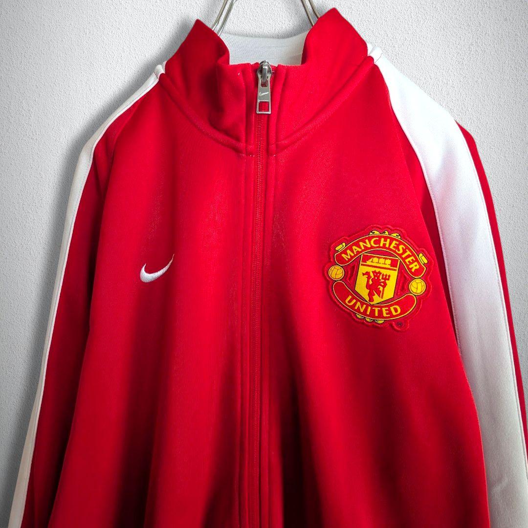 古着　Nike　トラックジャケット　マンチェスター・ユナイテッド　メンズ　2XL