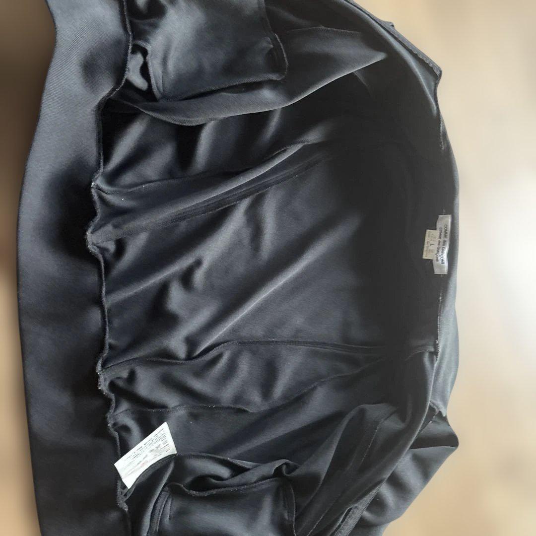 COMME des GARÇONS ブラックジャージ L コムコム　レディース