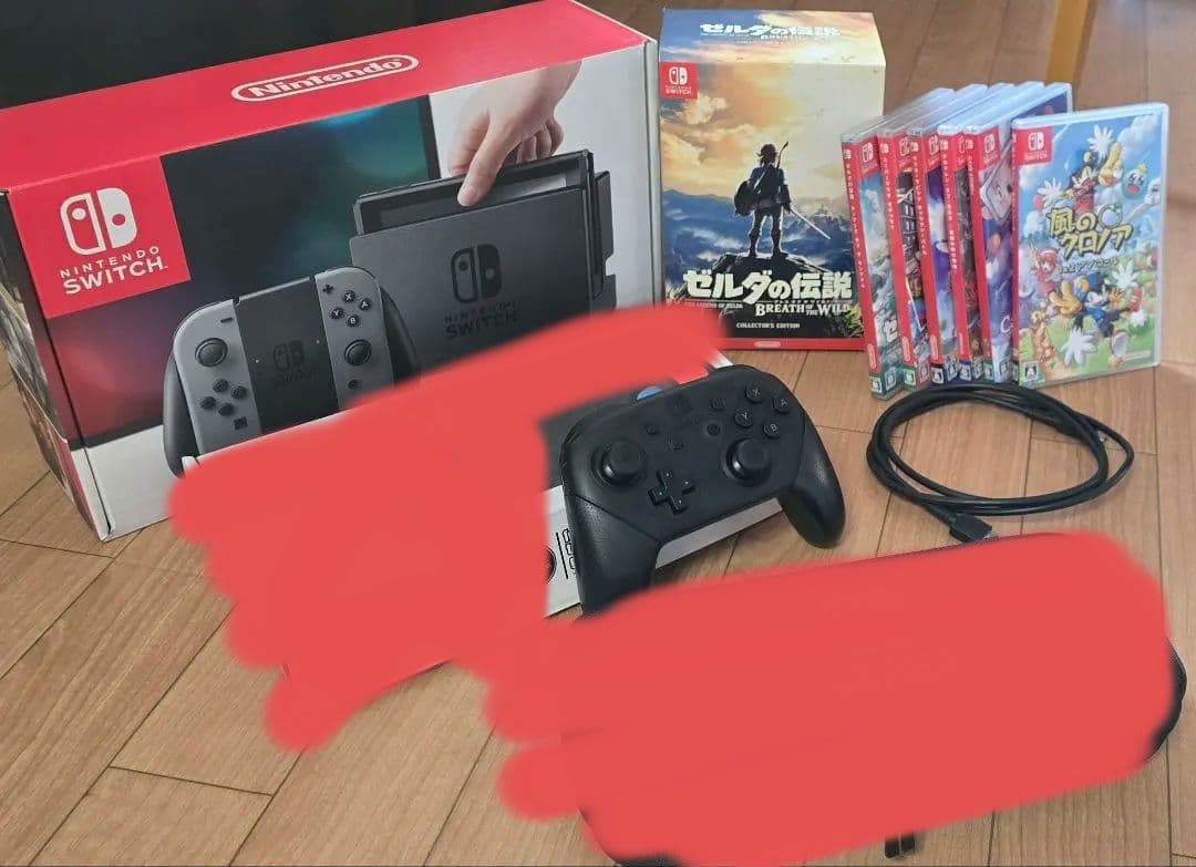 Nintendo Switch LED 本体 + 7ゲーム