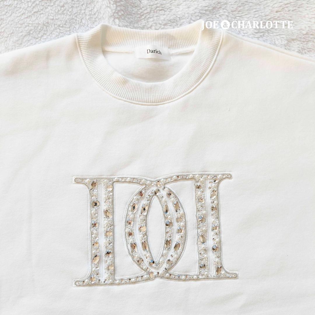 ダーリッチ darich DDロゴビジュースウェットプルオーバー ホワイト