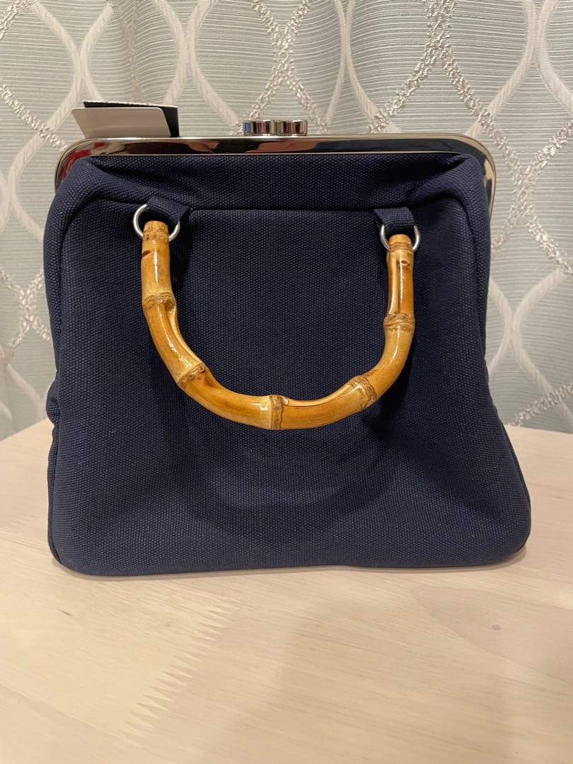 PEARLY GATES ネイビー ハンドバッグ