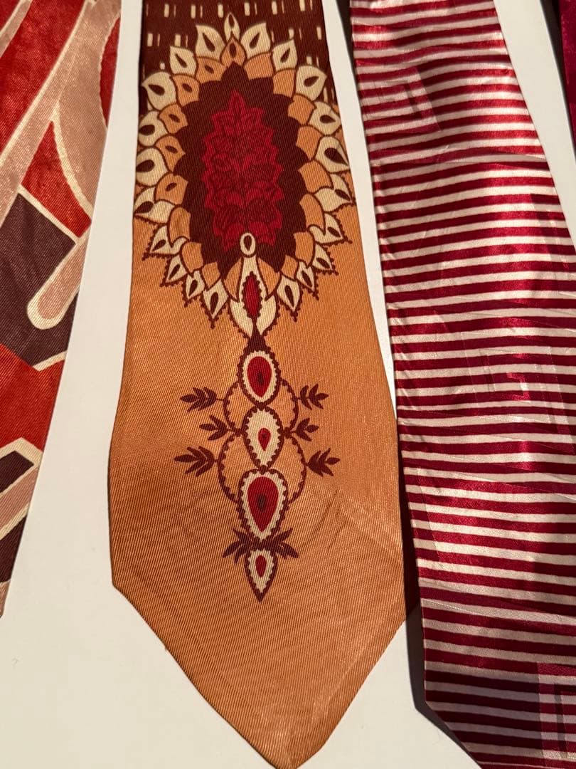 ビンテージ40s 50s ネクタイ5本セット アールデコ　ロカビリー