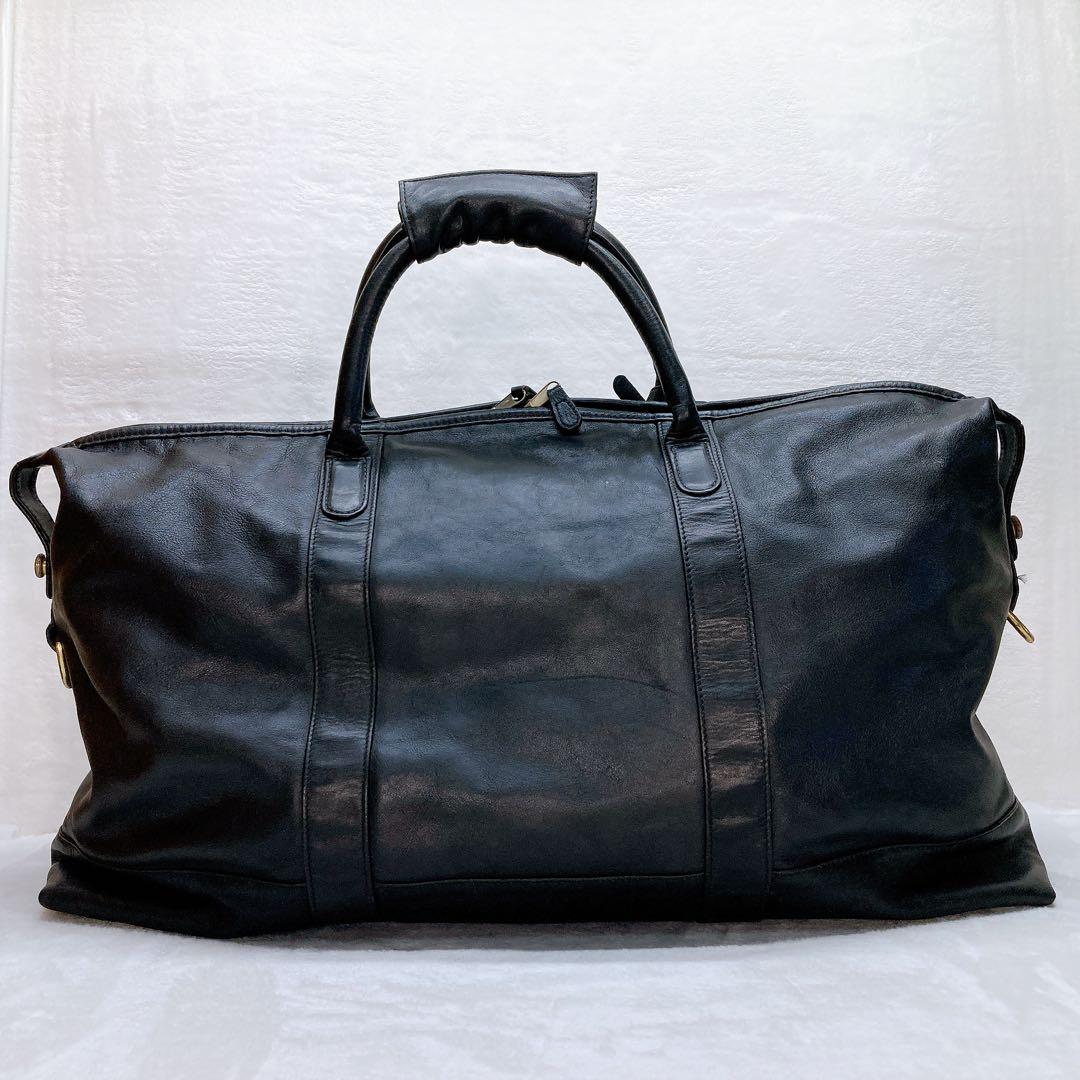 ✨良品✨COACH オールドコーチ 2wayボストンバッグ ブラック レザー 黒