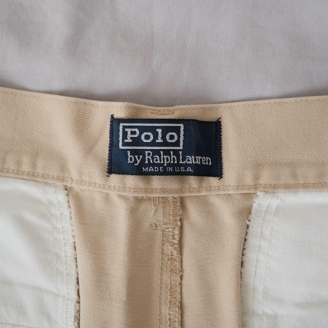 90s 初期型 USA製 ポロラルフローレン チノパンツ ポロチノ