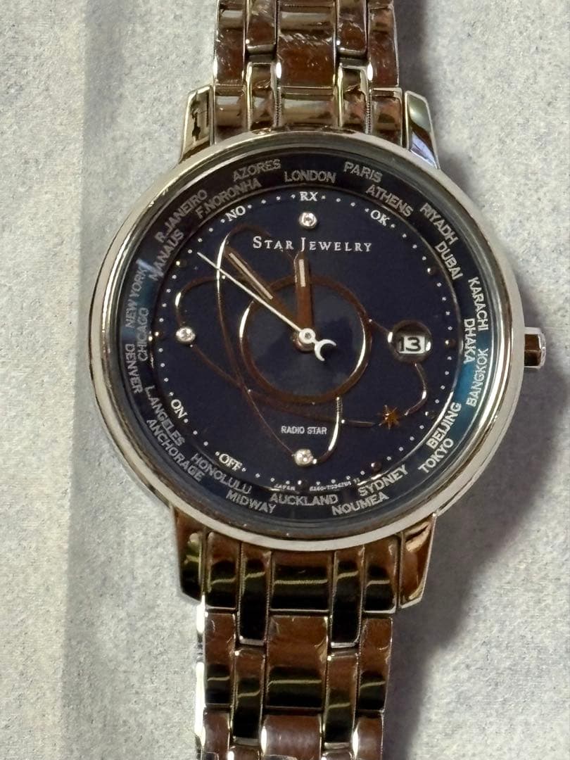 スタージュエリー　腕時計　RADIO STAR WORLD TIME