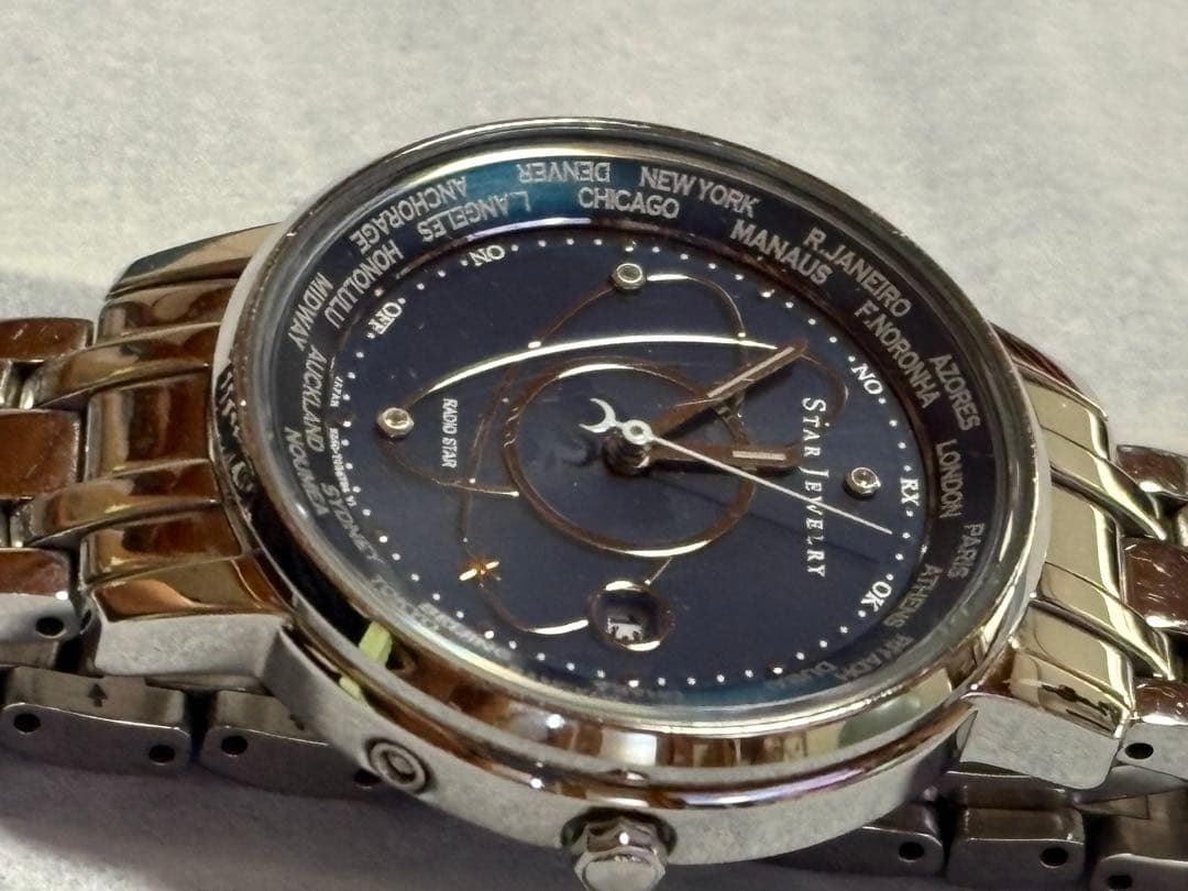 スタージュエリー　腕時計　RADIO STAR WORLD TIME