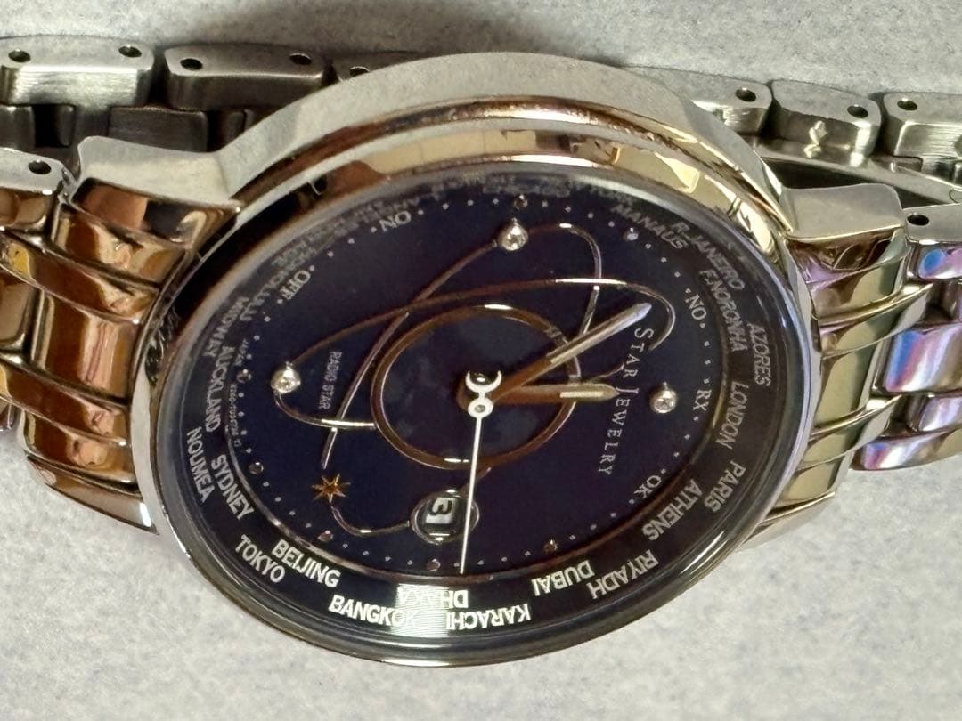 スタージュエリー　腕時計　RADIO STAR WORLD TIME