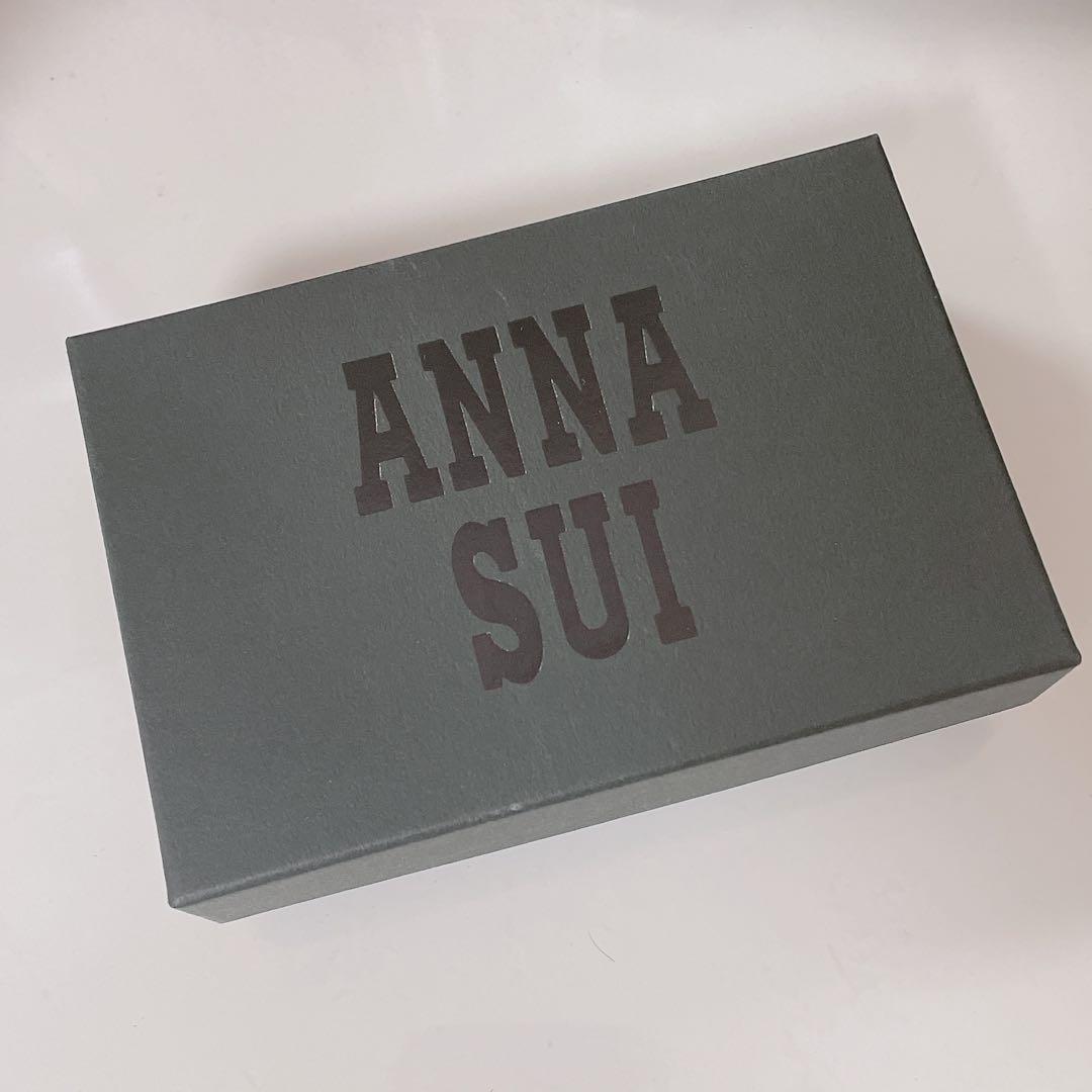 新品 ANNA SUI キーケース ベージュ ローズハート 箱付き アナスイ