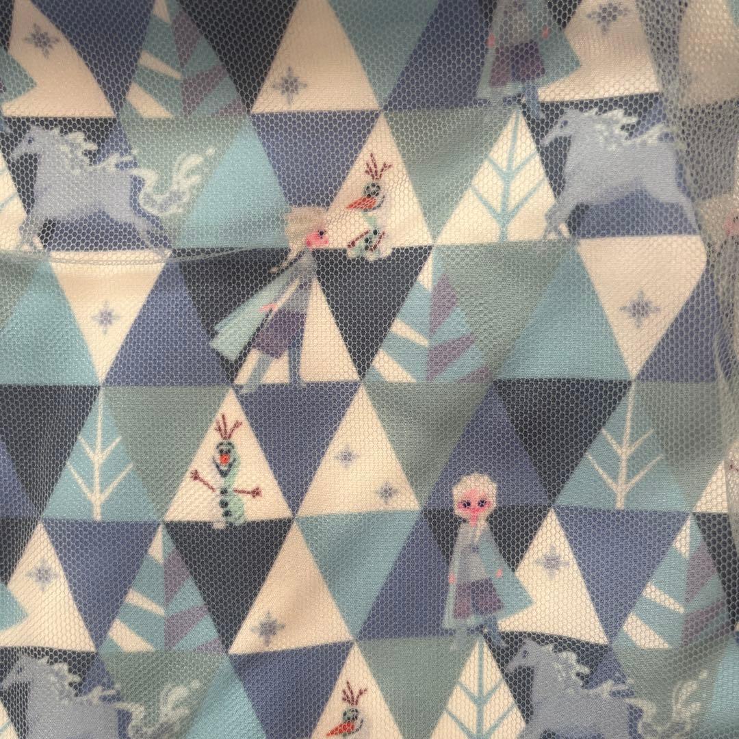 新品タグ付♡ANNA SU mimi♡アナ雪エルサ切り替えチュールワンピ 130