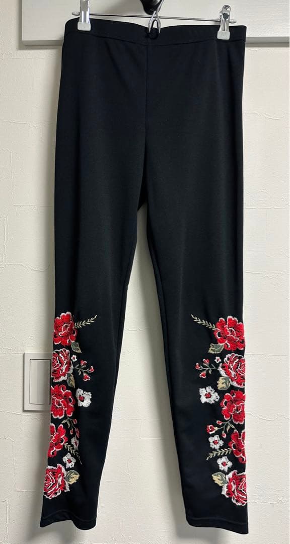 コムデギャルソンオムプリュス22SS 刺繍レギンス