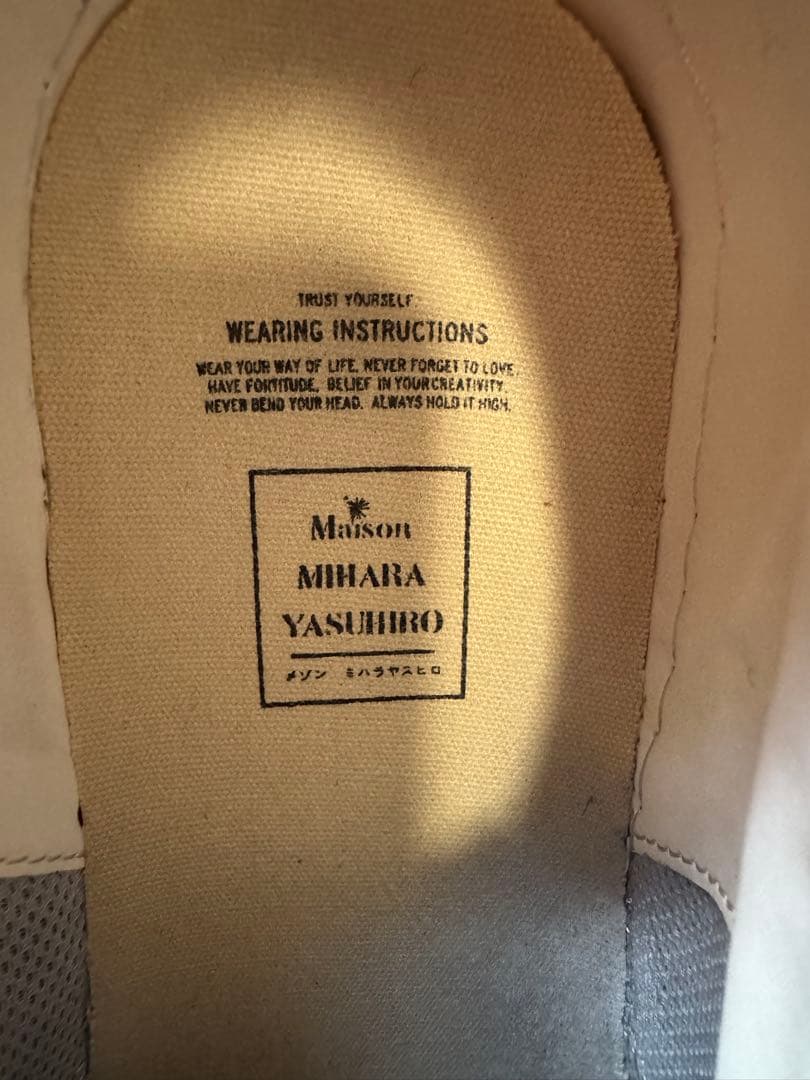 Maison Mihara Yasuhiro スニーカー ブラック/ホワイト