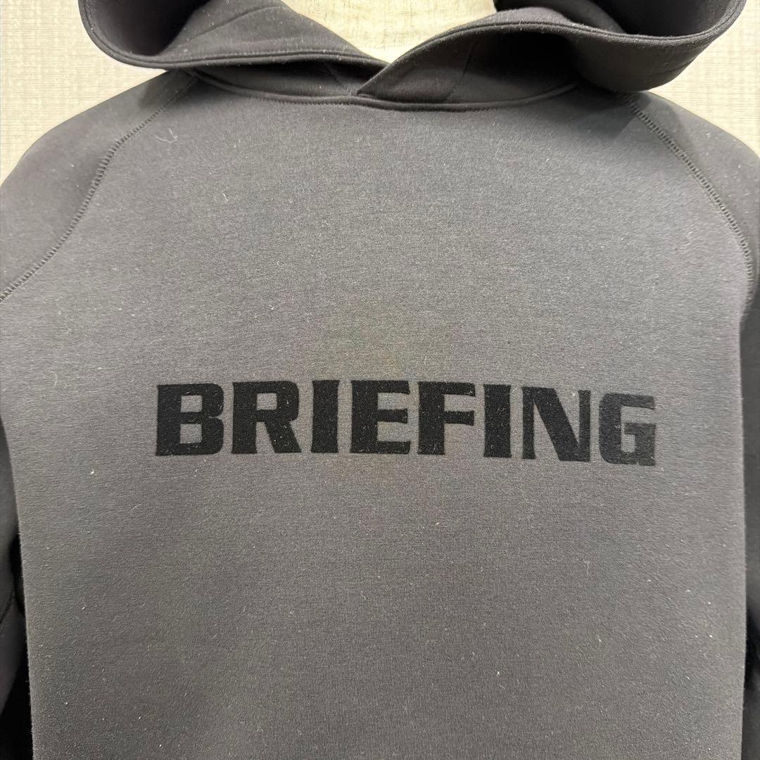 ラ*ル様 BRIEFING ブラック フード付きセーター
