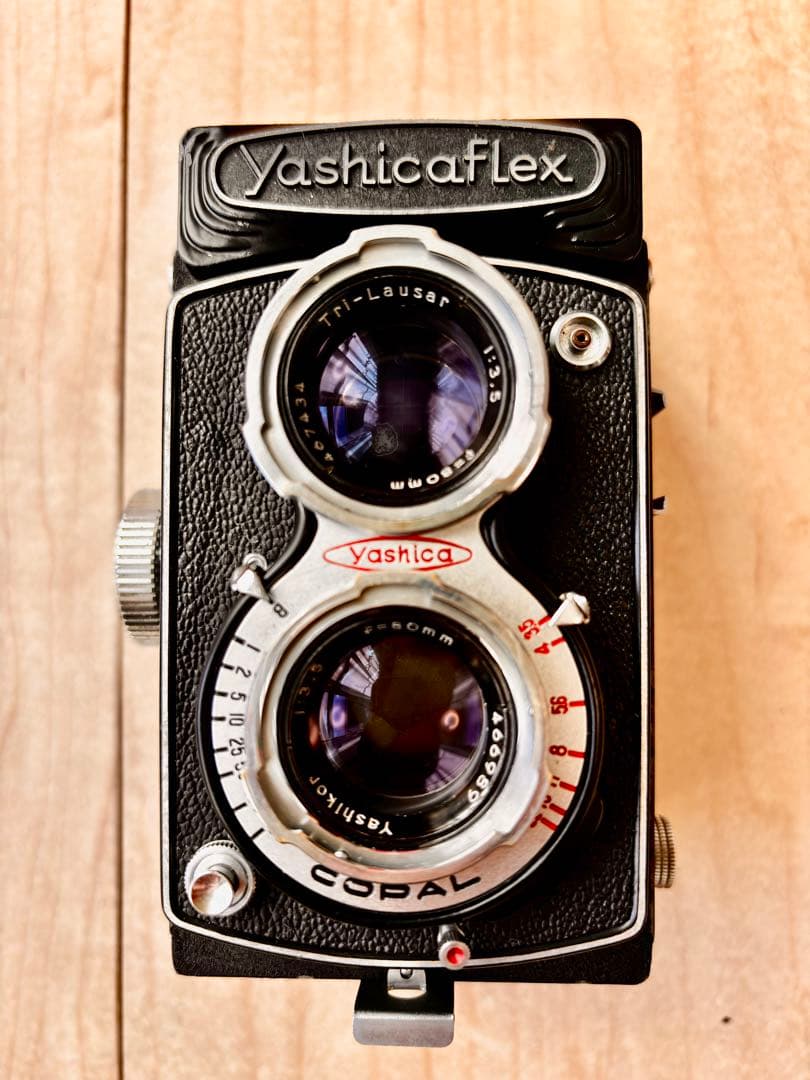 限定値下げ　yashicaflex 80mm f3.5 C型 専用革ケース付き