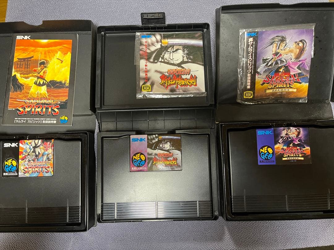 正月特別価格【ネオジオROM】サムスピ3本セットSNK 箱説付 動作確認済