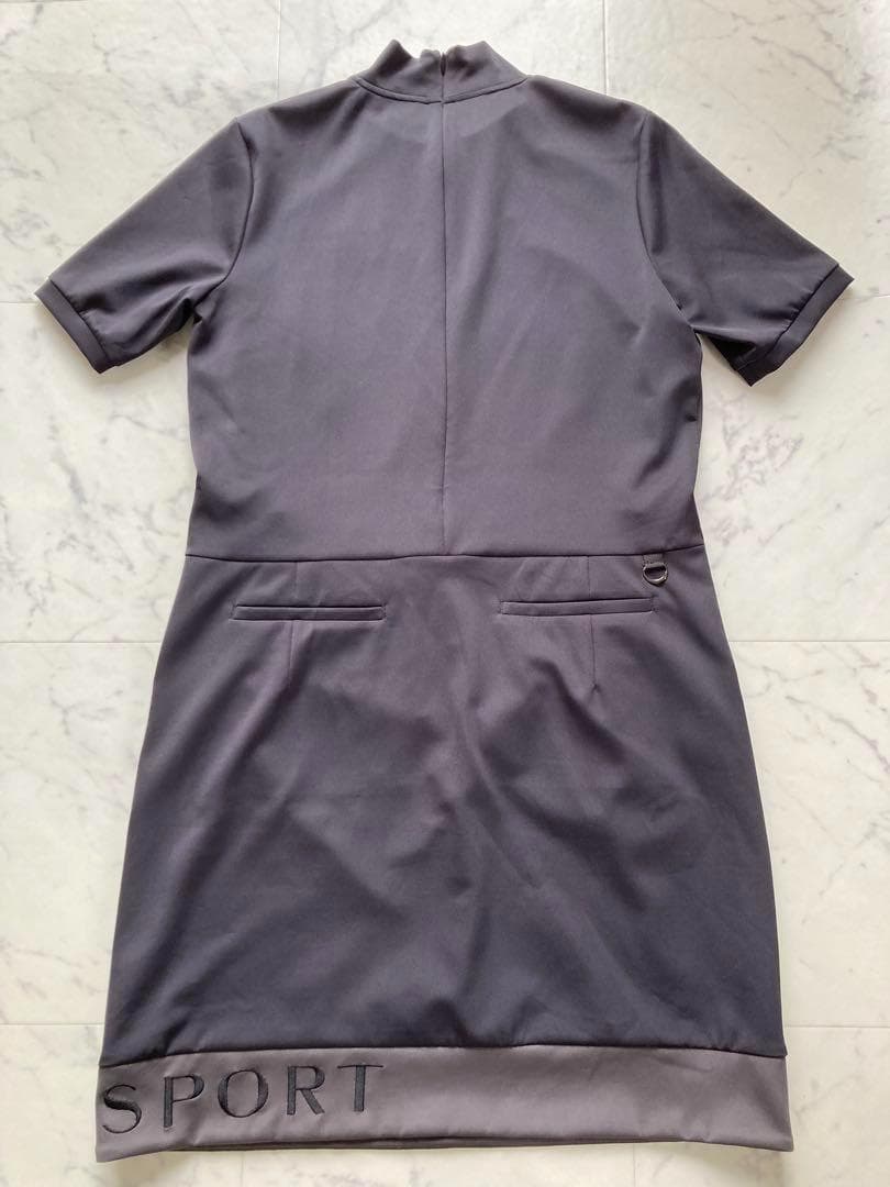 定価47300円【新品】レディース38ランバンスポールモックネックワンピース