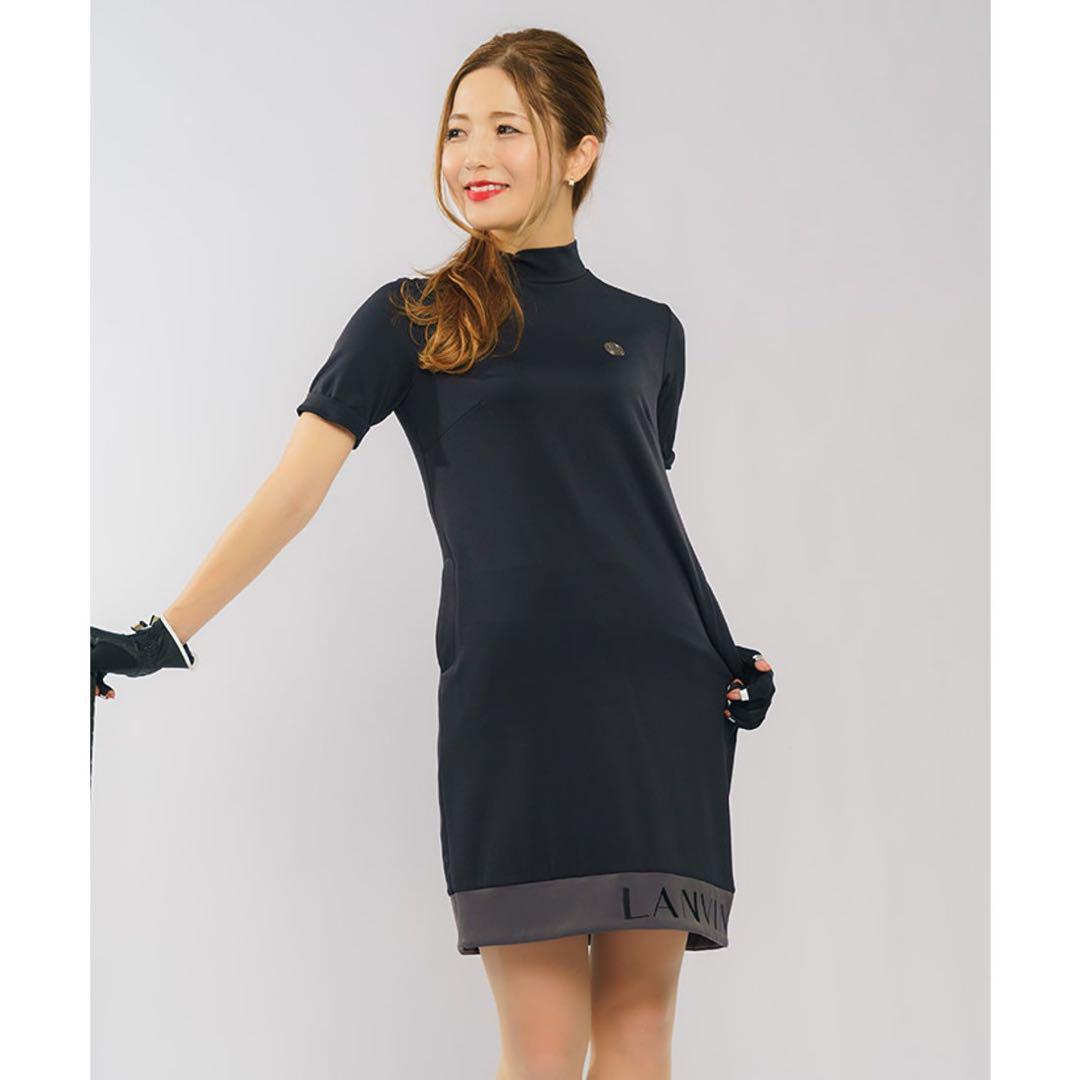 定価47300円【新品】レディース38ランバンスポールモックネックワンピース