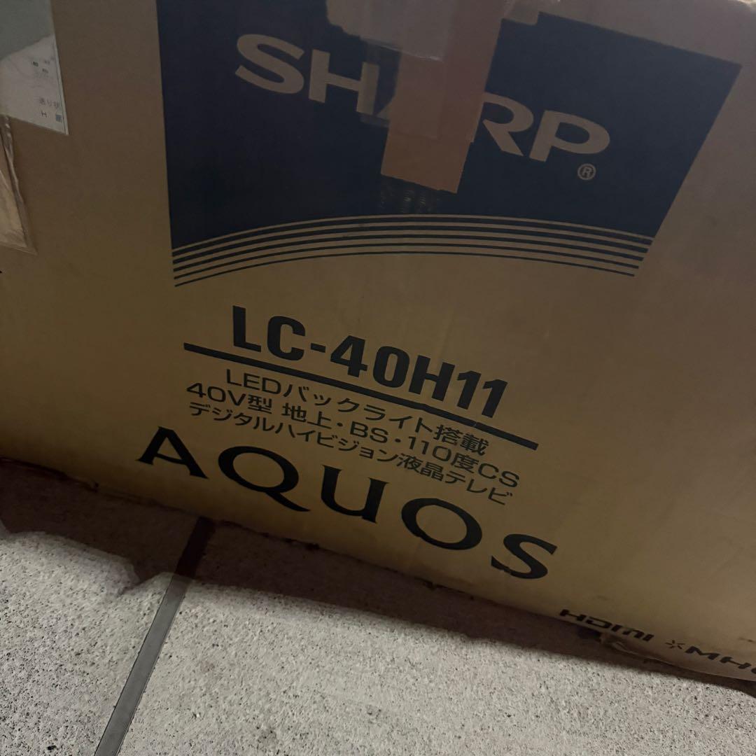 完動品 SHARP AQUOS 40型 液晶テレビ LC-40H11　即使用可