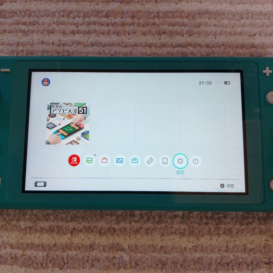 【switch LITE本体】ニンテンドースイッチライト本体 ターコイズ