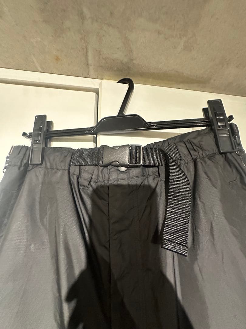 Y-3 adidas ブラック ナイロンパンツ