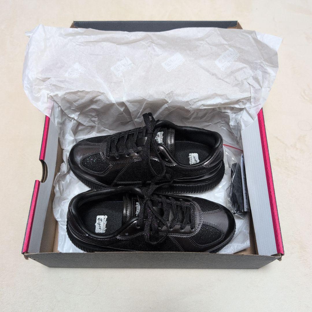 り*＊様 オニツカタイガー デレシティ 23.5cm ブラック