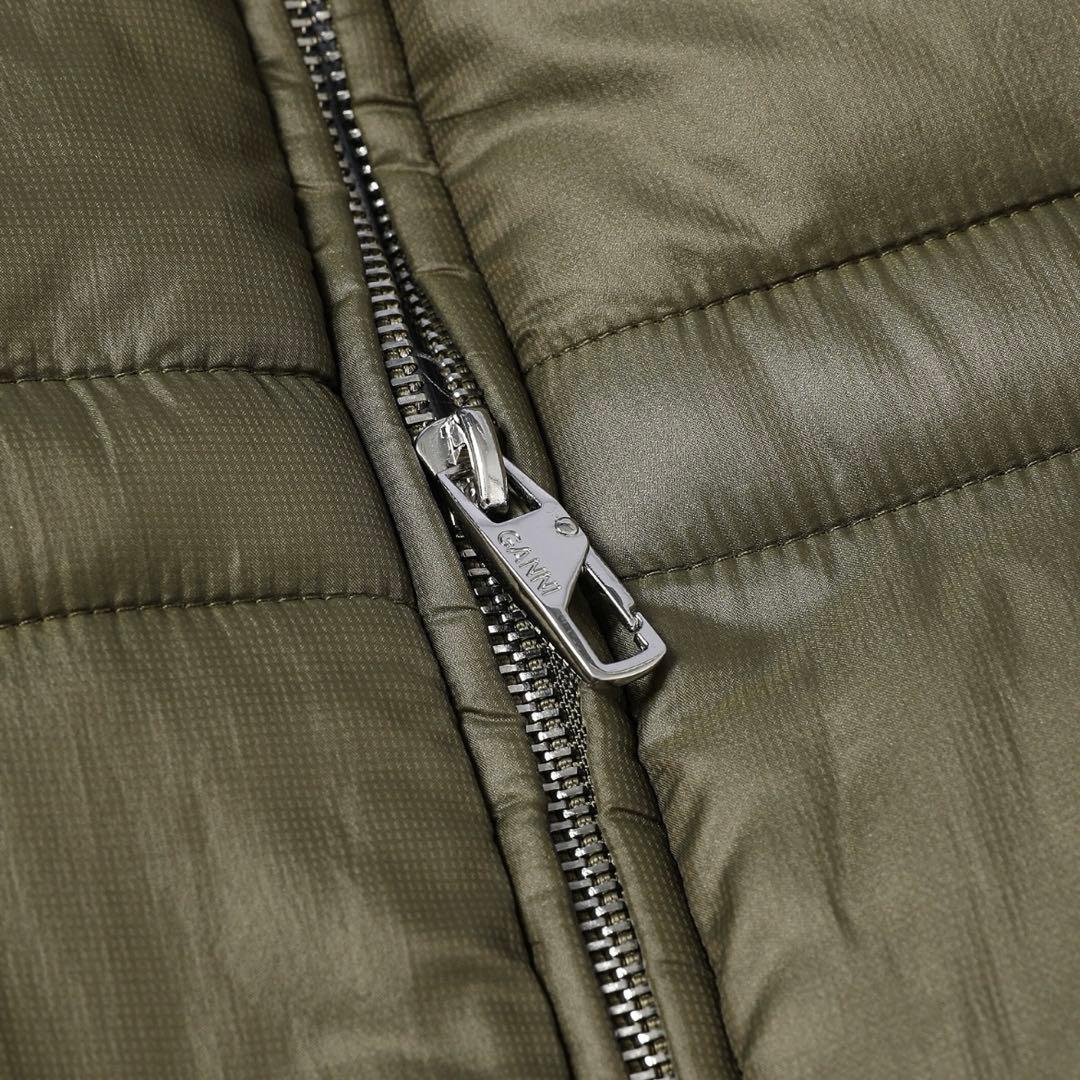 【GANNI】Shiny Quilt Vest Jacket