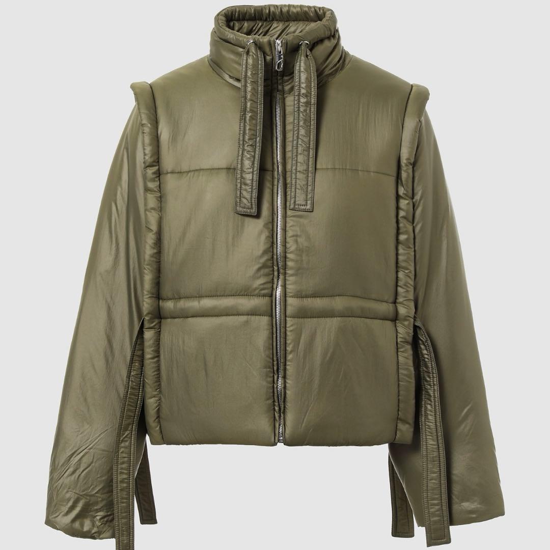 【GANNI】Shiny Quilt Vest Jacket