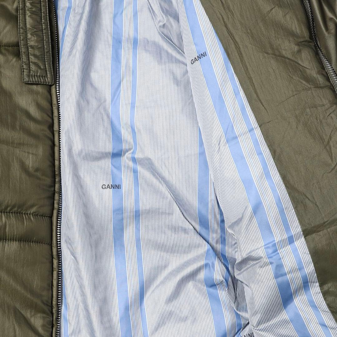 【GANNI】Shiny Quilt Vest Jacket