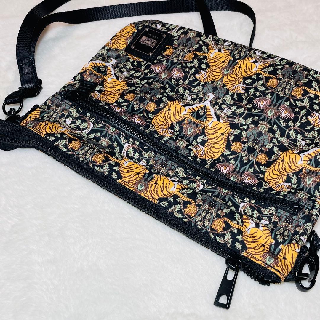 美品✨ オニツカタイガー サコッシュ ショルダー バッグ 黒