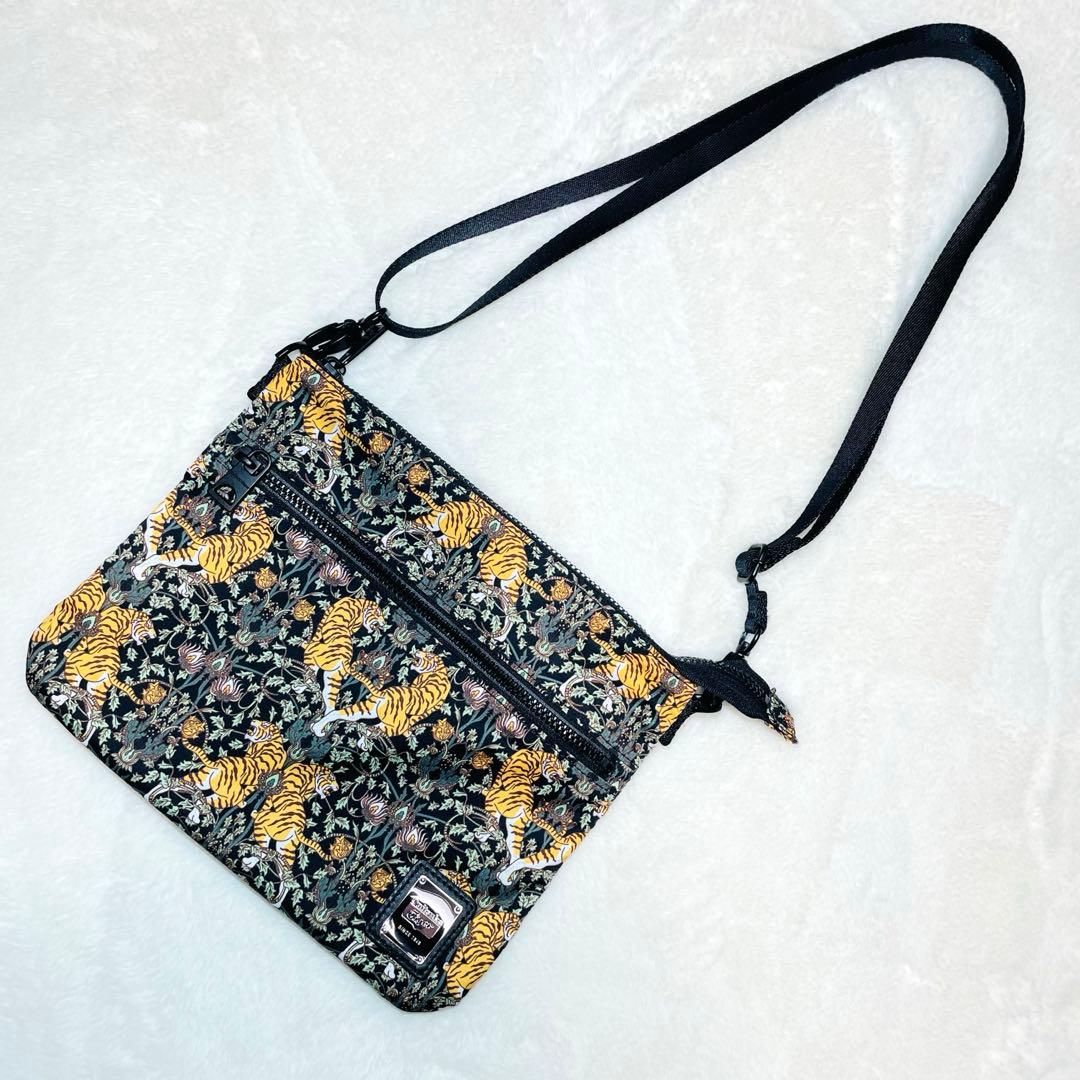 美品✨ オニツカタイガー サコッシュ ショルダー バッグ 黒