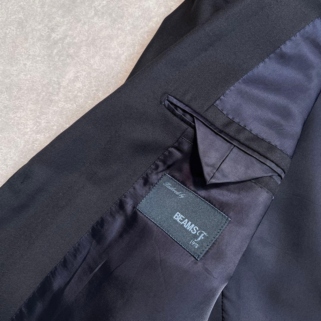 【美品】ビームスF ネイビースーツセットアップ 95