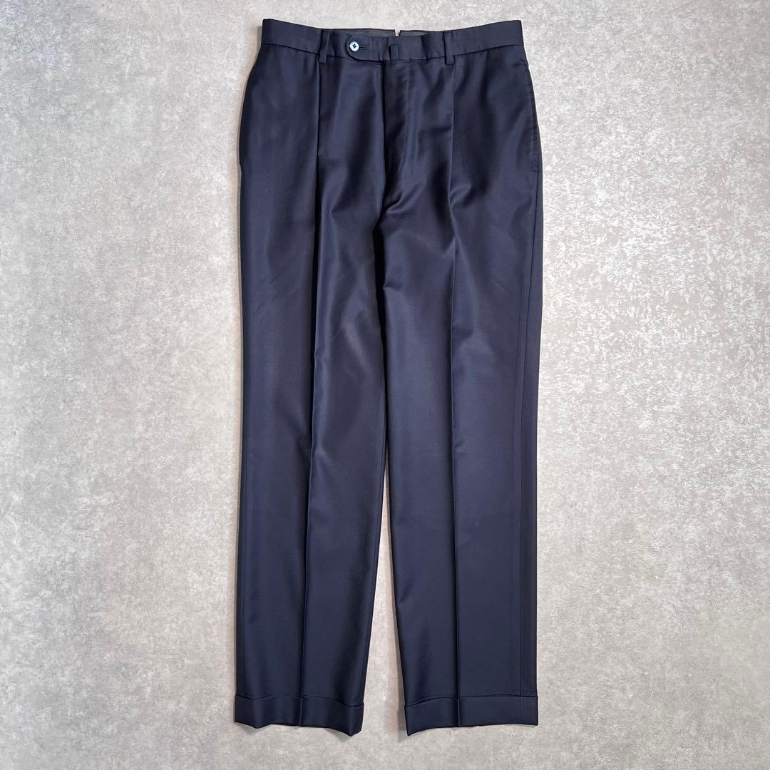 【美品】ビームスF ネイビースーツセットアップ 95