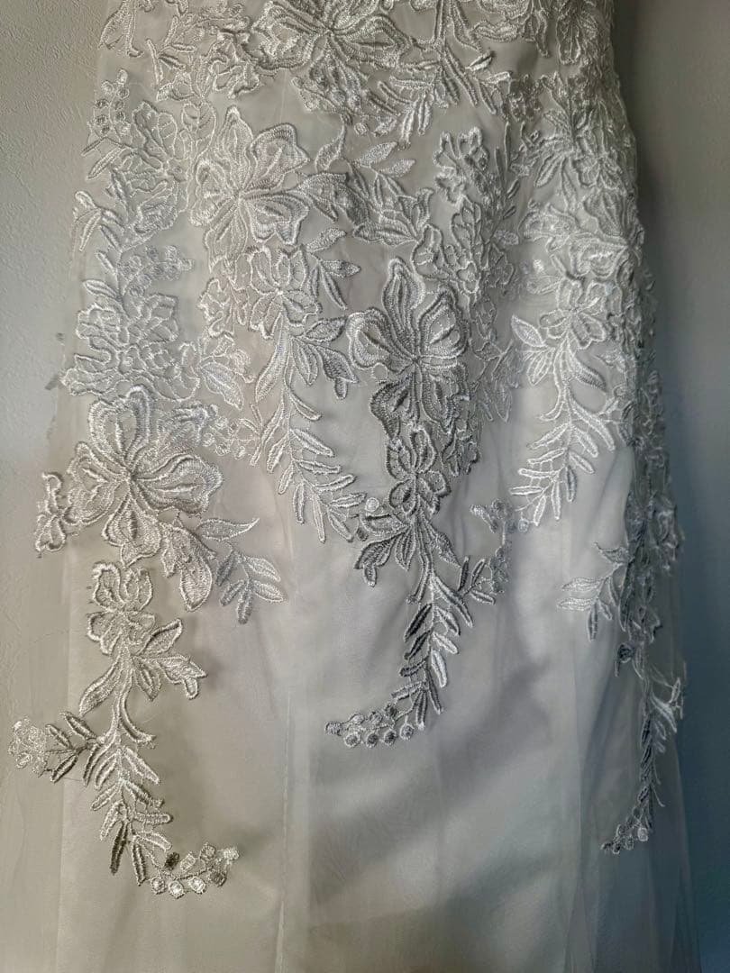 試着のみ|オフショル マーメイド ウェディングドレス 前撮り/フォトウェディング