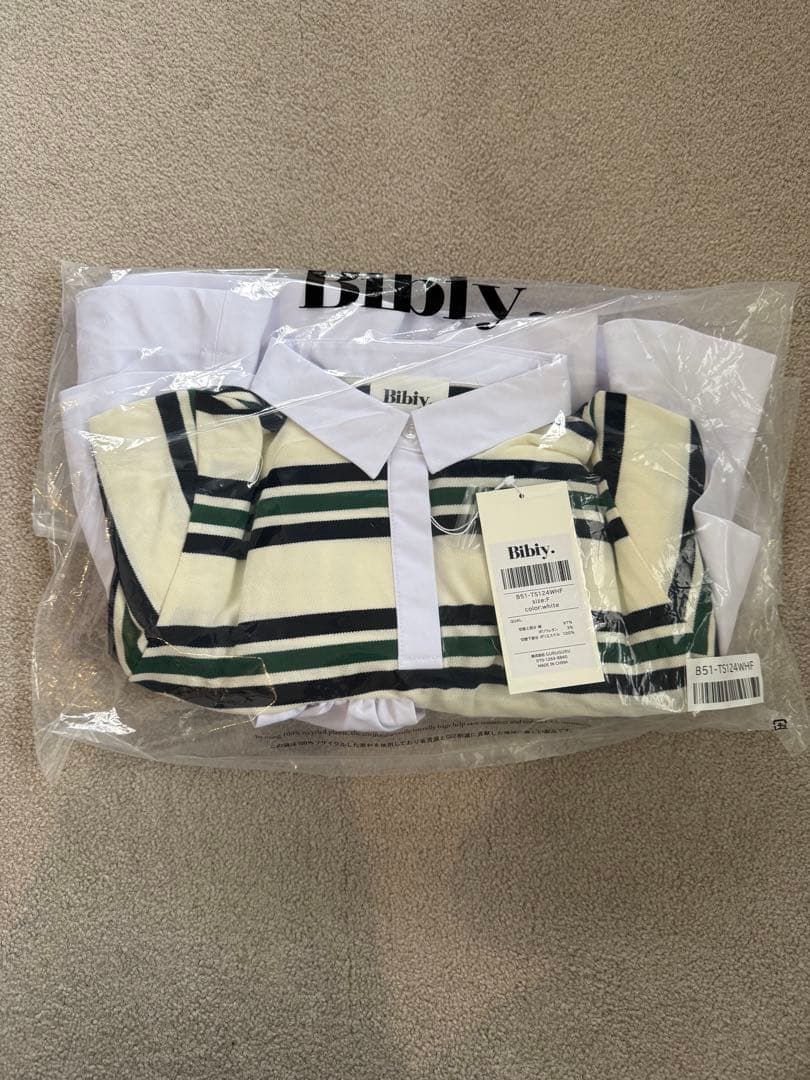 Bibiy. LOLA PEPURAMU POLO ホワイト