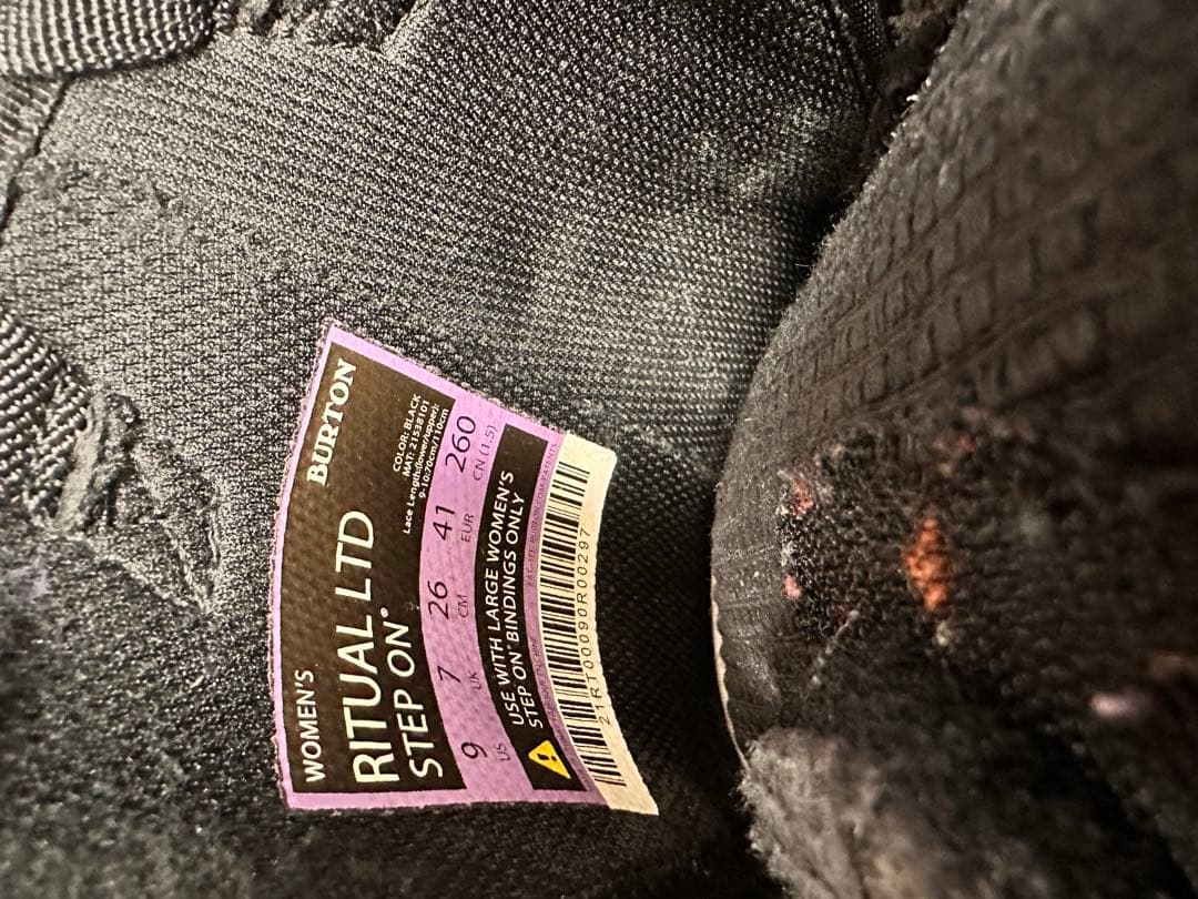 ステップオン RITUAL LTD ブーツ ビィンディングセット women's