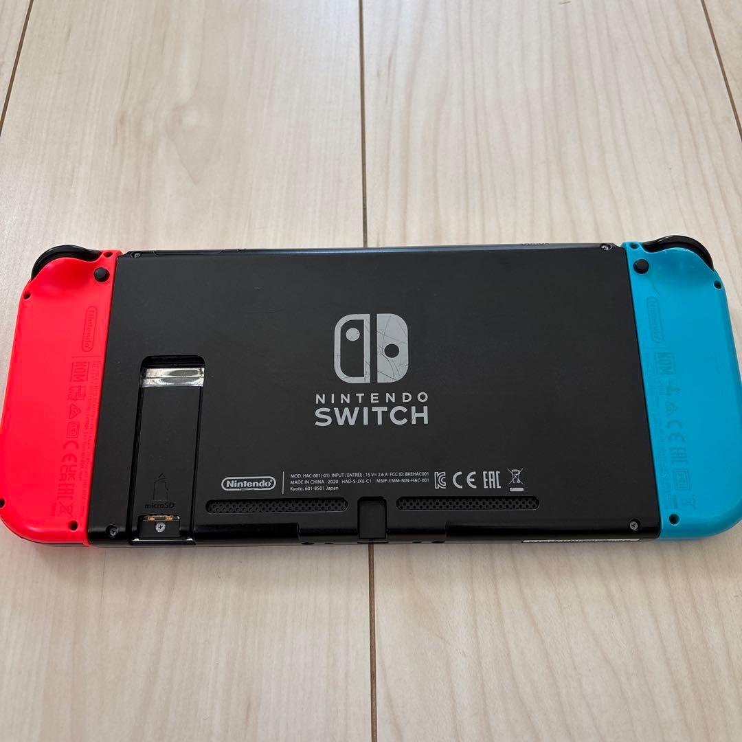 ジャンク品　Nintendo Switch 本体 (青/赤)