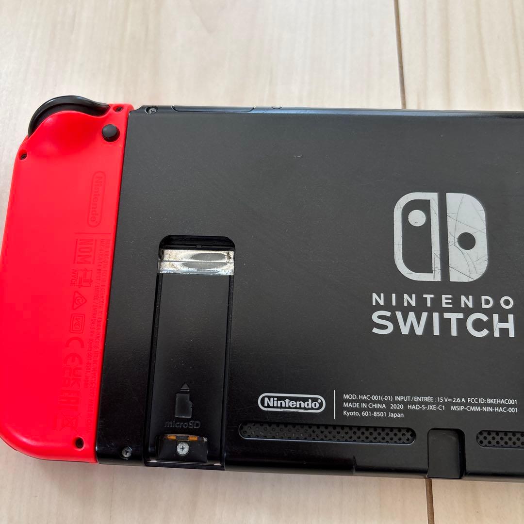 ジャンク品　Nintendo Switch 本体 (青/赤)
