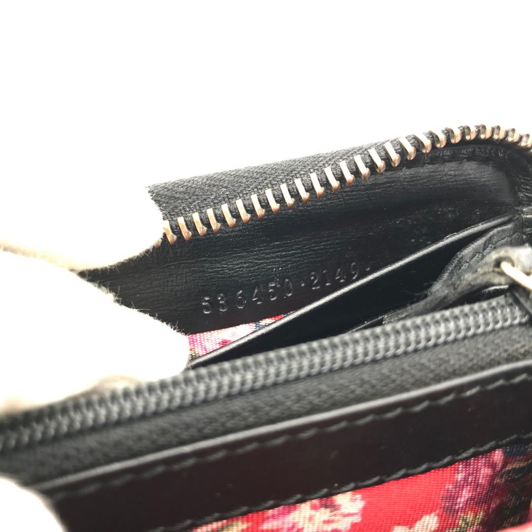 正規品　新品同様　グッチ財布　グッチggマーモント グッチ花柄　キルティング